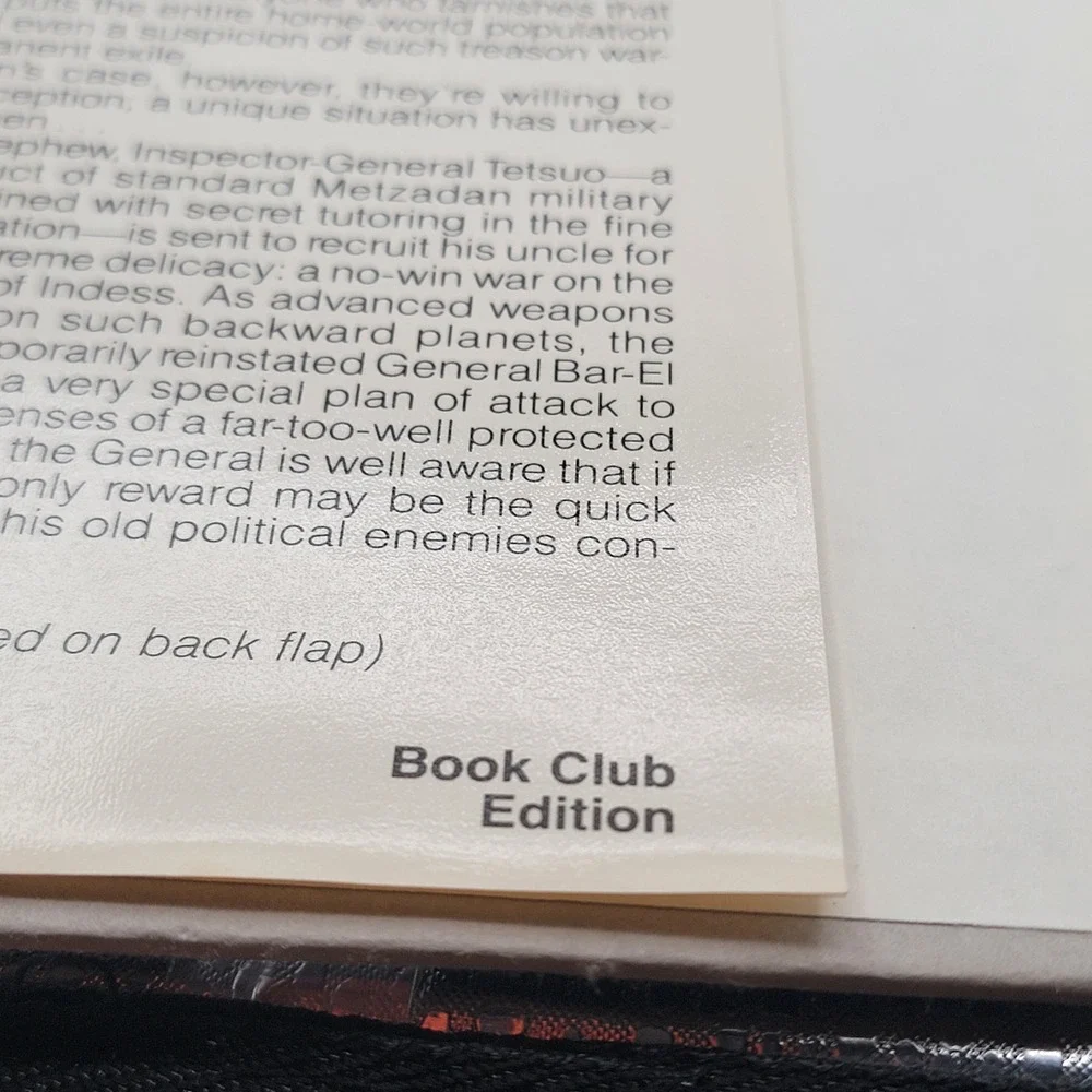 Joel Rosenberg Not For Glory Hardcover Book‎ Club Edition 1988 Sci-Fi Fair